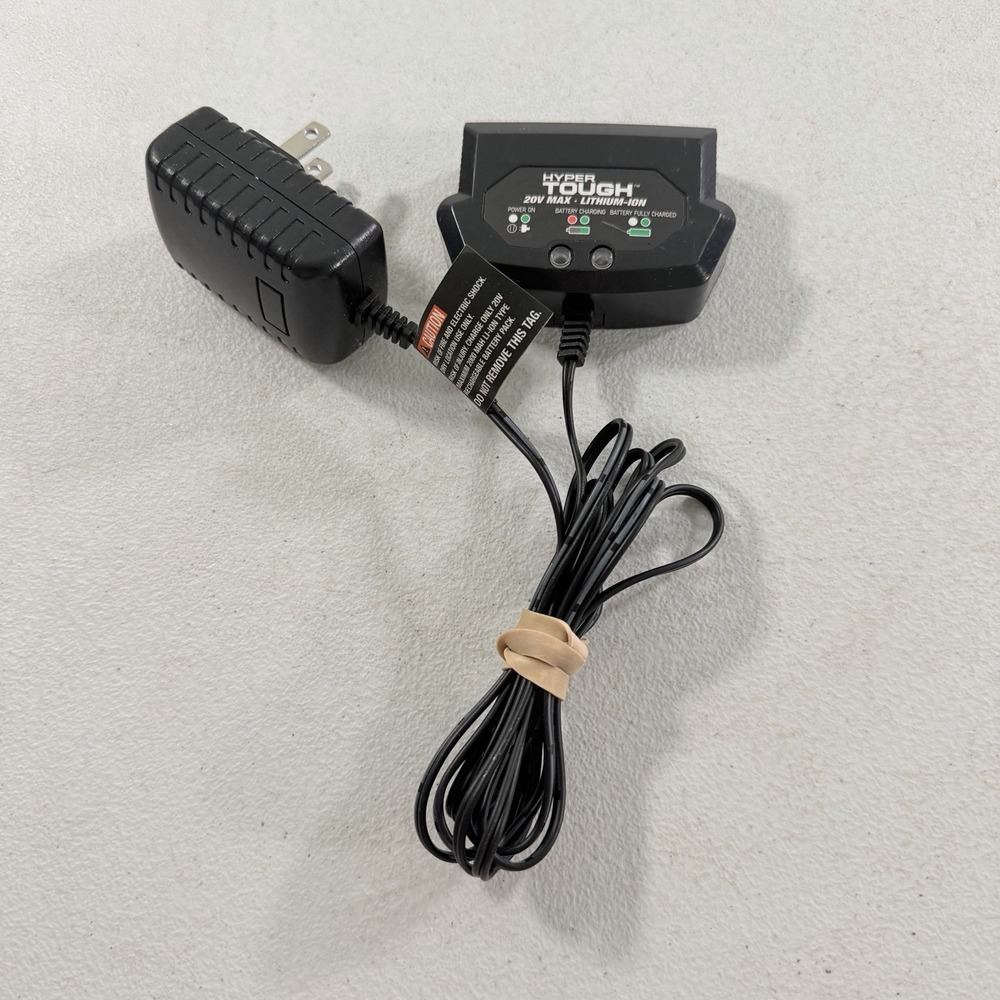 HyperTough 20V Volt Max Lithium-Ion Power Tool Battery Charger JS-22055-117U